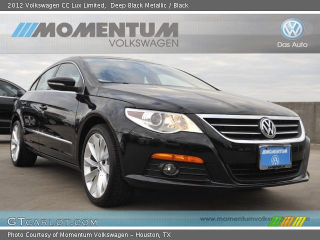 2012 Volkswagen CC Lux Limited in Deep Black Metallic