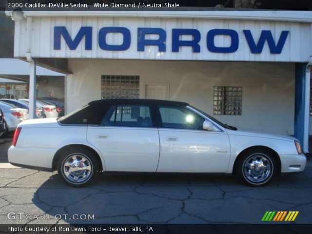 2000 Cadillac DeVille Sedan in White Diamond