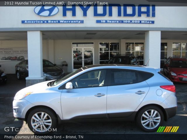 2012 Hyundai Tucson Limited AWD in Diamond Silver
