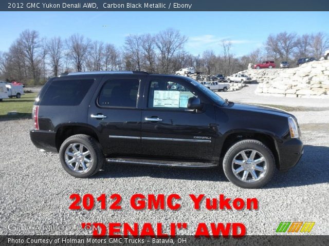 2012 GMC Yukon Denali AWD in Carbon Black Metallic