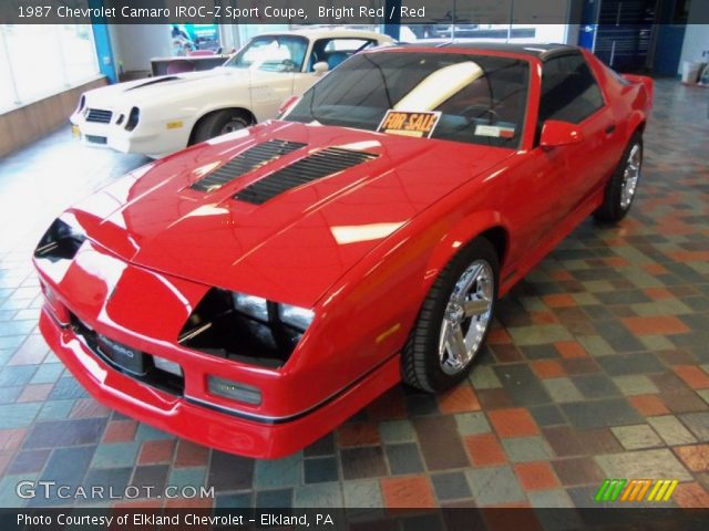 1987 Chevrolet Camaro IROC-Z Sport Coupe in Bright Red