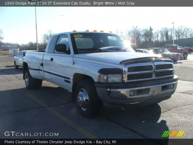 1999 Dodge Ram 3500 ST Extended Cab Dually in Bright White
