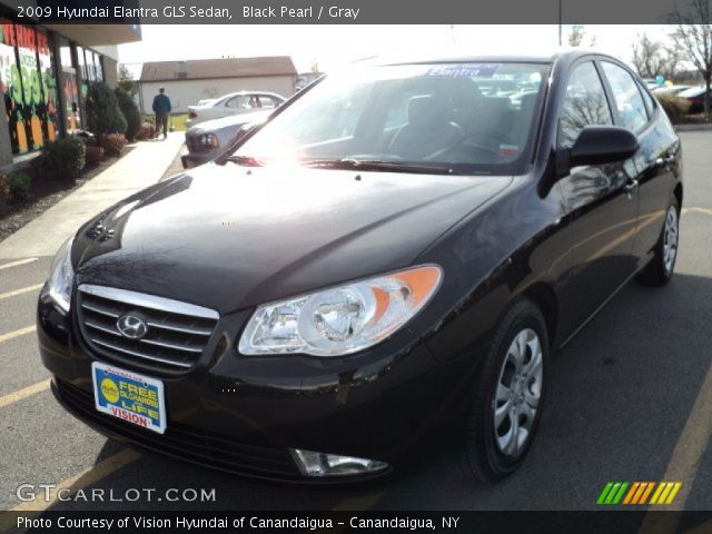 2009 Hyundai Elantra GLS Sedan in Black Pearl