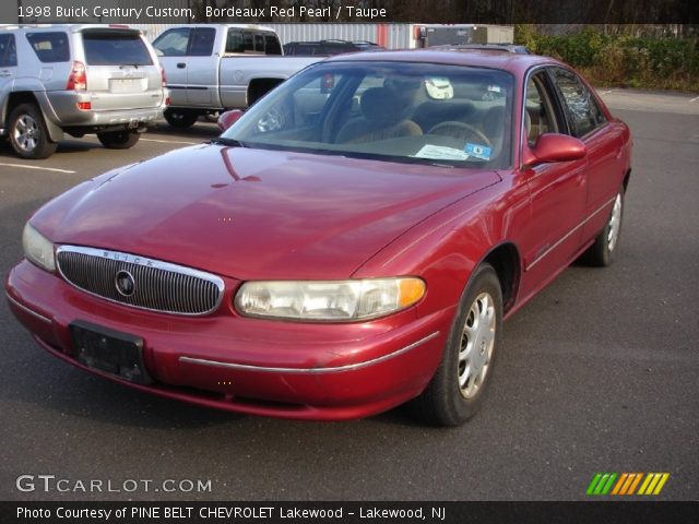 1998 Buick Century Custom in Bordeaux Red Pearl