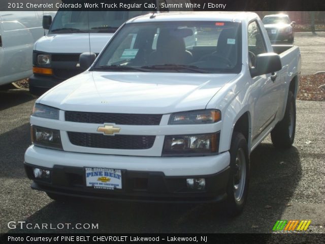 2012 Chevrolet Colorado Work Truck Regular Cab in Summit White
