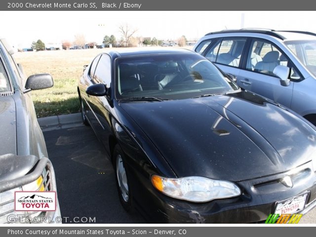 2000 Chevrolet Monte Carlo SS in Black