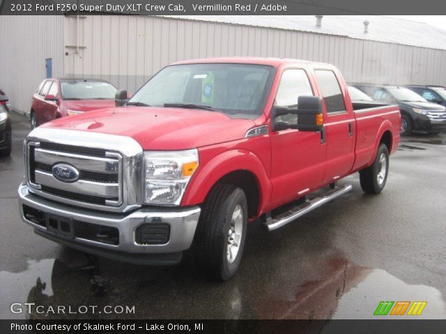 2012 Ford F250 Super Duty XLT Crew Cab in Vermillion Red