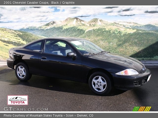 2001 Chevrolet Cavalier Coupe in Black