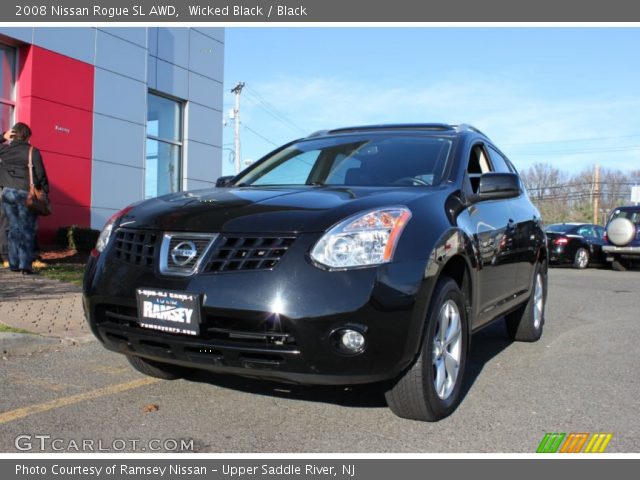 2008 Nissan Rogue SL AWD in Wicked Black