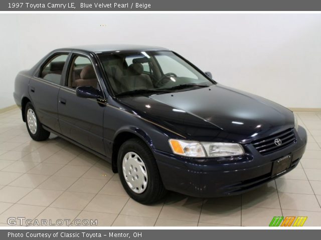 1997 Toyota Camry LE in Blue Velvet Pearl