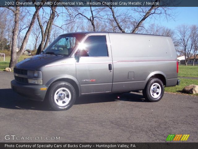 2002 Chevrolet Astro AWD Commercial Van in Medium Charcoal Gray Metallic