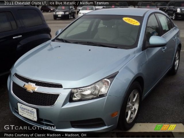 2011 Chevrolet Cruze LT in Ice Blue Metallic