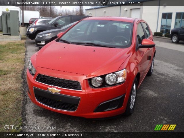 2012 Chevrolet Sonic LT Hatch in Inferno Orange Metallic