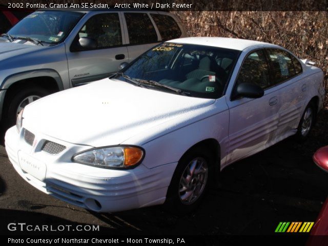 2002 Pontiac Grand Am SE Sedan in Arctic White