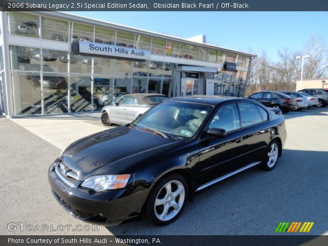 2006 Subaru Legacy 2.5i Special Edition Sedan in Obsidian Black Pearl