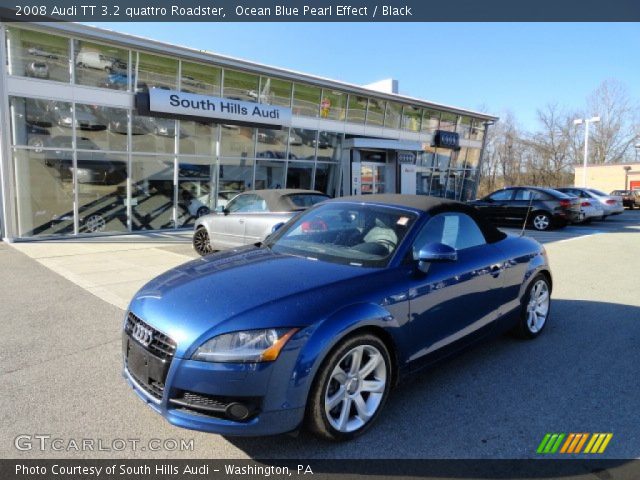 2008 Audi TT 3.2 quattro Roadster in Ocean Blue Pearl Effect