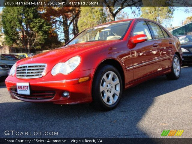 2006 Mercedes-Benz C 350 Sport in Mars Red