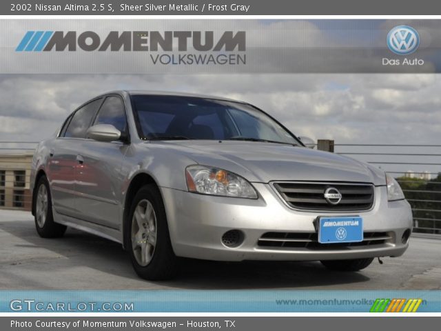 2002 Nissan Altima 2.5 S in Sheer Silver Metallic