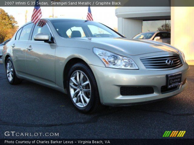 2007 Infiniti G 35 Sedan in Serengeti Sand Metallic