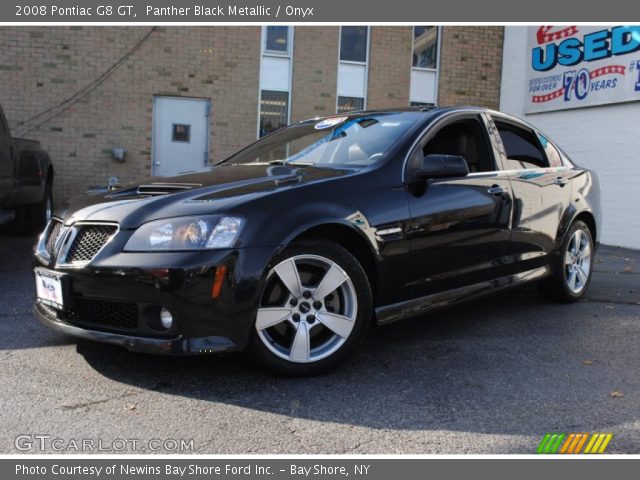 2008 Pontiac G8 GT in Panther Black Metallic
