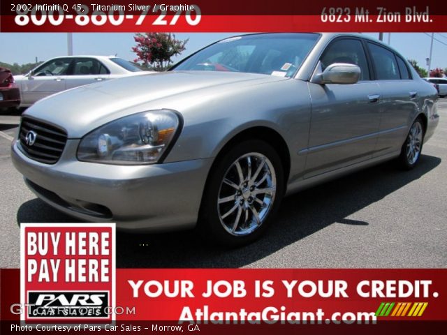 2002 Infiniti Q 45 in Titanium Silver