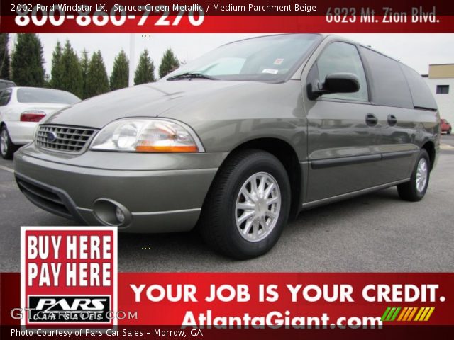 2002 Ford Windstar LX in Spruce Green Metallic