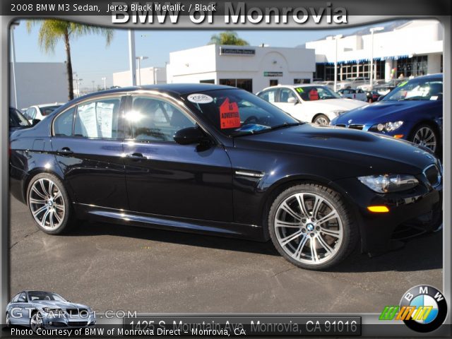 2008 BMW M3 Sedan in Jerez Black Metallic
