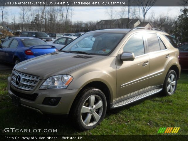 2010 Mercedes-Benz ML 350 4Matic in Sand Beige Metallic