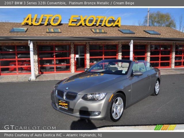 2007 BMW 3 Series 328i Convertible in Platinum Bronze Metallic