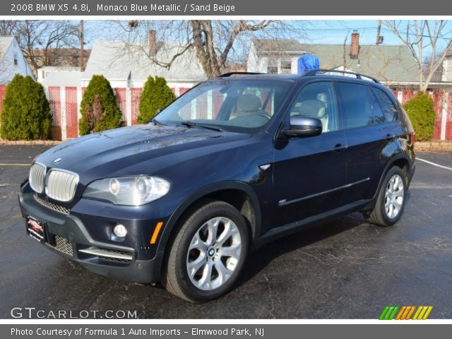 2008 BMW X5 4.8i in Monaco Blue Metallic