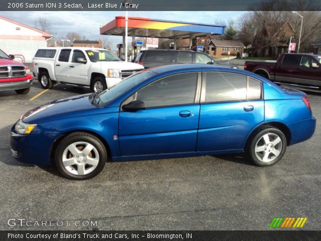 2006 Saturn ION 3 Sedan in Laser Blue