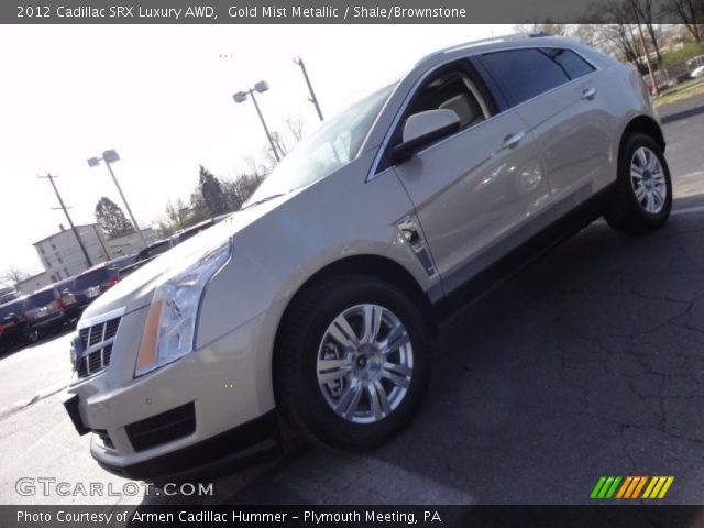 2012 Cadillac SRX Luxury AWD in Gold Mist Metallic