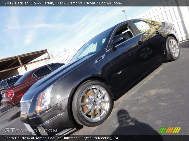 2012 Cadillac CTS -V Sedan in Black Diamond Tricoat