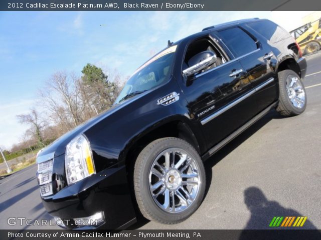 2012 Cadillac Escalade Platinum AWD in Black Raven