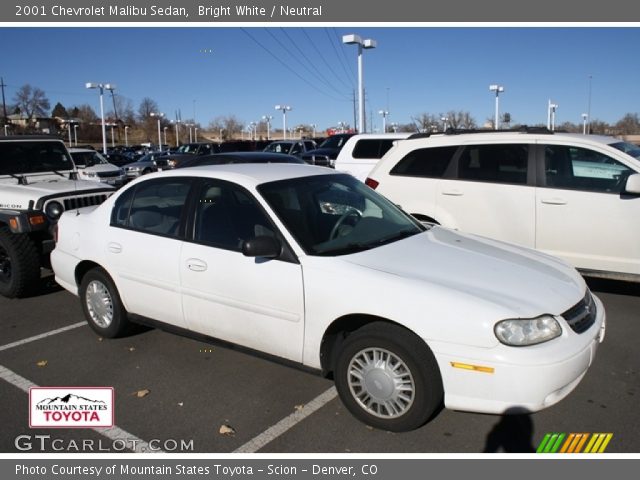 2001 Chevrolet Malibu Sedan in Bright White