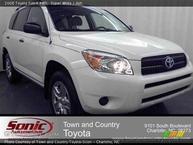 2008 Toyota RAV4 4WD in Super White