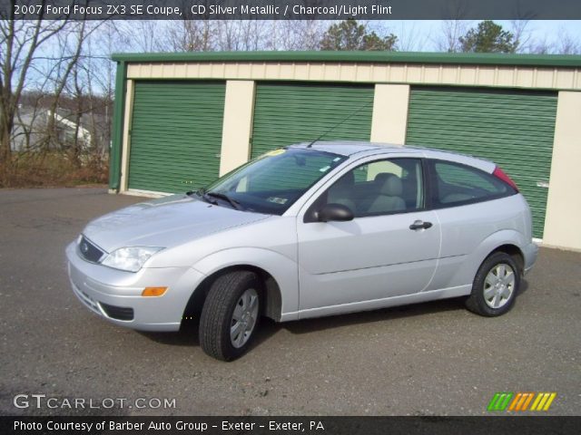 2007 Ford Focus ZX3 SE Coupe in CD Silver Metallic