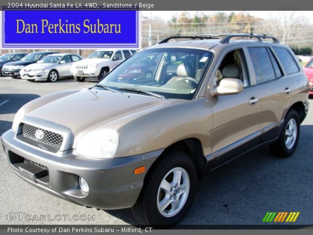 2004 Hyundai Santa Fe LX 4WD in Sandstone