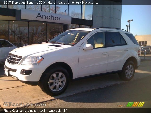 2007 Mercedes-Benz ML 350 4Matic in Alabaster White