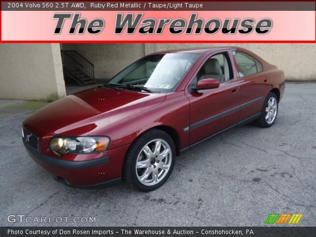 2004 Volvo S60 2.5T AWD in Ruby Red Metallic