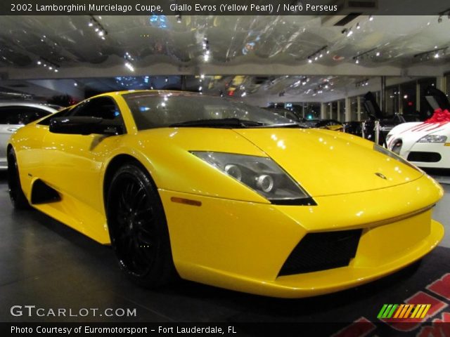 2002 Lamborghini Murcielago Coupe in Giallo Evros (Yellow Pearl)