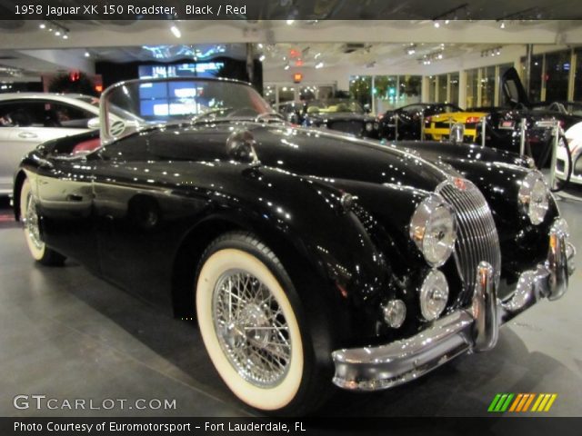 1958 Jaguar XK 150 Roadster in Black