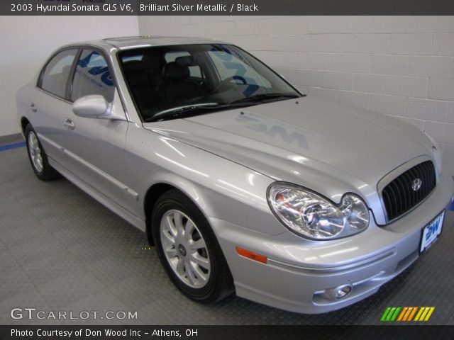 2003 Hyundai Sonata GLS V6 in Brilliant Silver Metallic