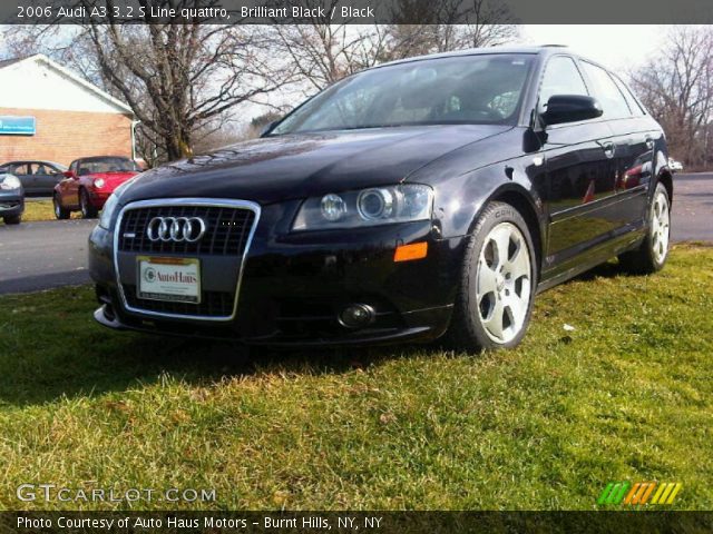 2006 Audi A3 3.2 S Line quattro in Brilliant Black