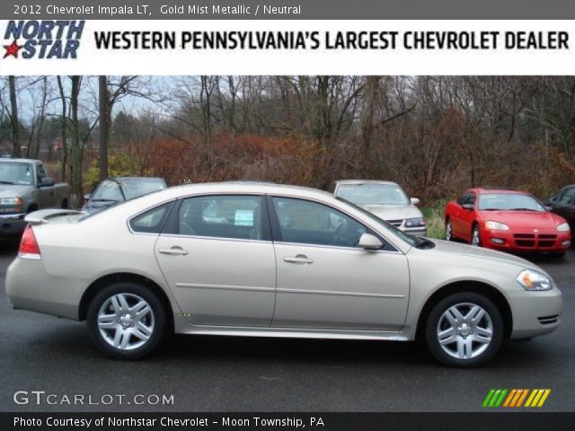 2012 Chevrolet Impala LT in Gold Mist Metallic