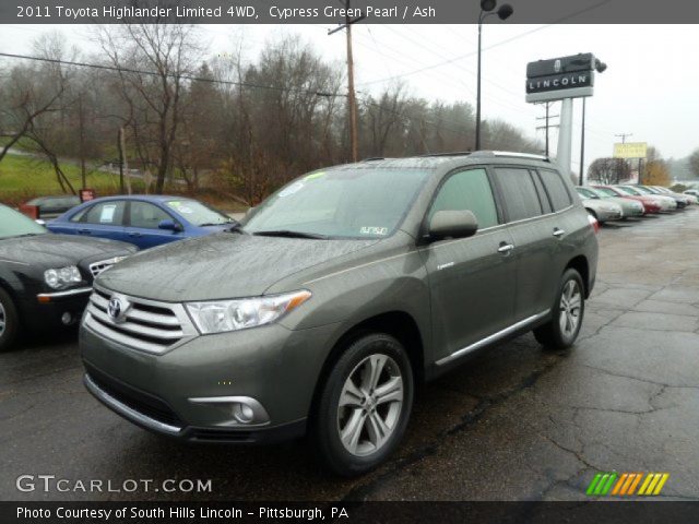 Cypress pearl toyota highlander 2011