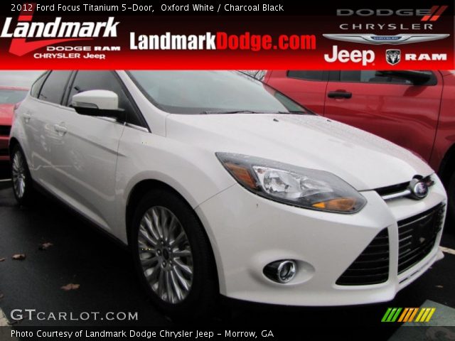 2012 Ford Focus Titanium 5-Door in Oxford White