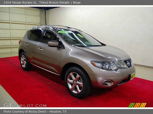 2009 Nissan murano tinted bronze