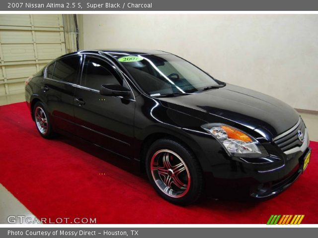 2007 Nissan Altima 2.5 S in Super Black