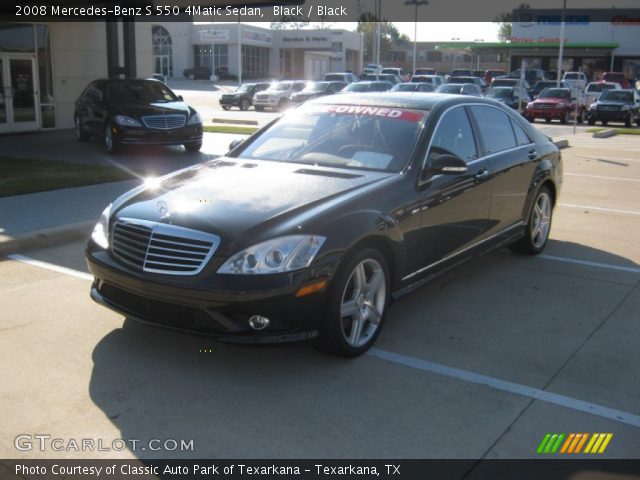 2008 Mercedes-Benz S 550 4Matic Sedan in Black